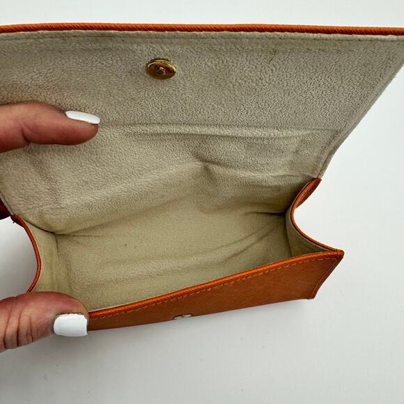 Tory Burch Burnt Orange Sunglass Case - Picture 4 of 4